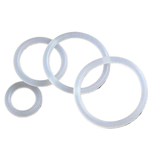 DZNDM0EVT Silicone Sealing Ring, 5mm Silicone O-Ring Sealing Rings Multiple Sizes(OD 35mm)