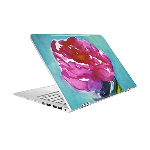 Sticker HP Spectre Pro X360 G2 peau vinyle Mai Autumn pivoine florale