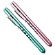 AOICRIE Medical Diagnostic Penlight, Pupillenlicht Mini Wiederverwendbare LED-Stiftlampe Taschenlampe, Taschenlampe Arzt Krankenschwester Notfallstift Licht mit Gravurlehre und Linea (Rotgold+Grün)