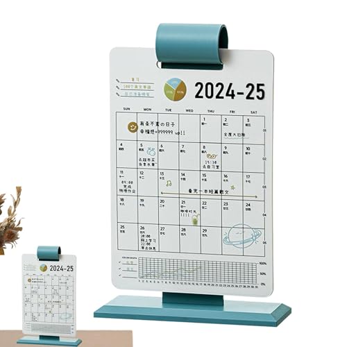 2025 卓上カレンダー、卓上カレンダー 2025, モダンなファームハウスの美しいデスクアクセサリー, クリエイティブデイリーデスクカレンダーデスクトップ装飾カレンダースケジュールリビングルーム寝室用