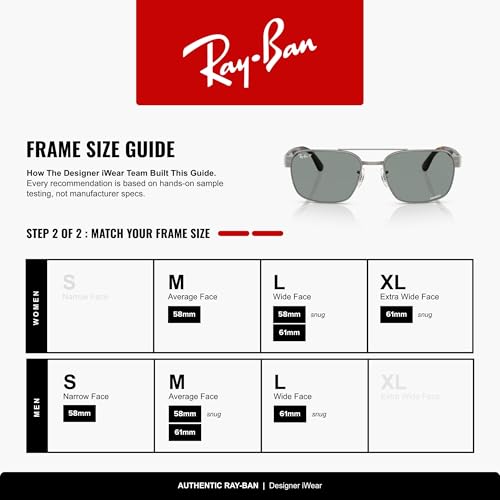 Image of Ray-Ban RB3751CH Polarized Square Sunglasses for Men for Women