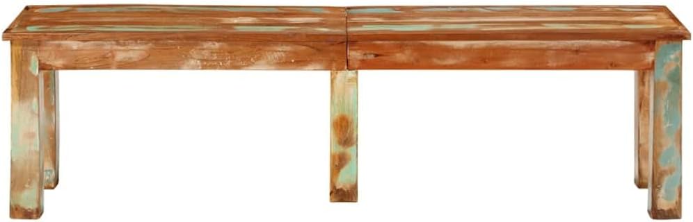 vidaXL Bench 160x35x46 cm Solid Reclaimed Wood