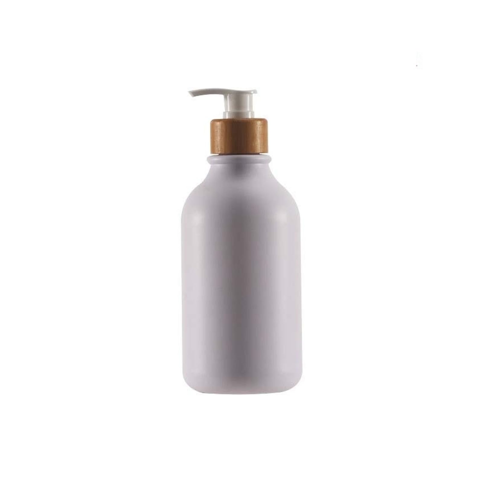 Pump Bottle Dispenser 1PCS 300/500ML Bamboo Pump Dispenser Bathroom Shampoo Dish Soap Bottle Lotion Refillable