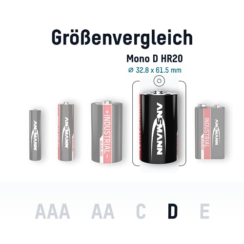 D-Batterien Ansmann Industrial Alkaline Mono D LR20