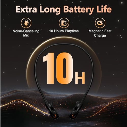 Ortizan Open Ear Headphones, Air Conduction Bluetooth Headset, Bluetooth Headphones IPX6 Waterproof, Clear Calls, 19g Lightweight Wireless Headphones, 10H Playtime, Perfect for Running and Sports - Image 6