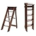 Kryty Stołek Do Wspinaczki, Składany Przenośny Drabina Stołek Schodowy Fotele Schodowe Drewniana Półka Schodowa Drabina Poszerzona Bezpieczeństwa Składana Drabina Ławka Na Buty Kuchnia Kryty Ascend