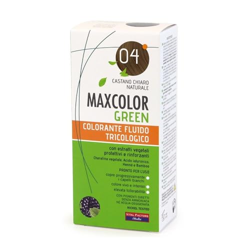 Maxcolor Green 04 Castano Chiaro Naturale 75 Ml +