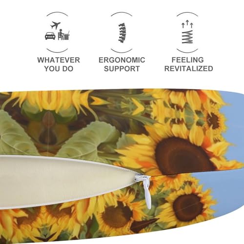 Almohada de viaje con espuma de memoria U miniatura 5
