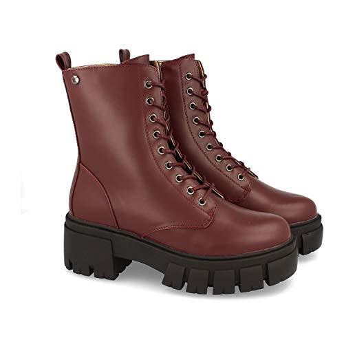 Botines granates mujer Zara ❤️ Mejores alternativas online