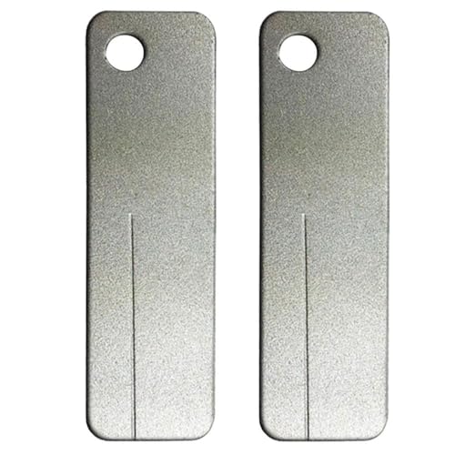 TopHomer 2 Packs Diamond Grinderstone Mini Portable Stone Sharpener with Lanyard Hole for Outdoor Knives Fishing Hooks Scissors