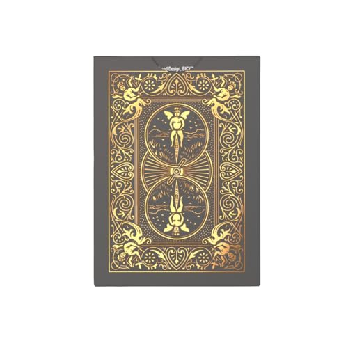 image for Bicycle Black and Gold Metalluxe Playing Cards – Premium Foil Metall