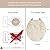 Round Toilet Seat Natural Wood Toilet Seat with Zinc Alloy Hinges, Easy to Install also Easy to Clean, Anti-pinch Marble Toilet Seat by Angol Shiold (Round, Beige Pink)