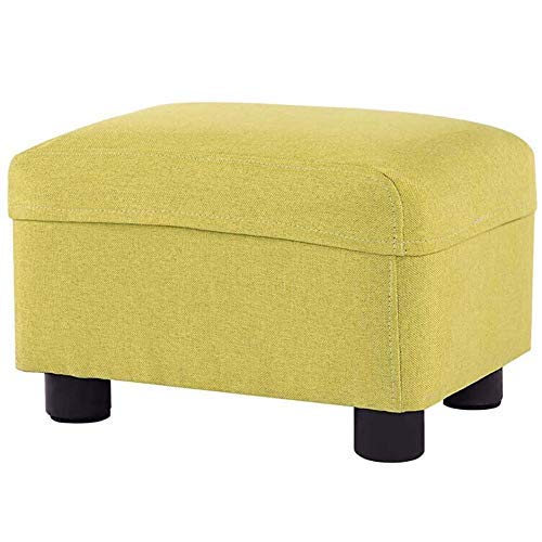 Repose-pieds tabouret rembourré pour soulager les jambes lourdes au salon