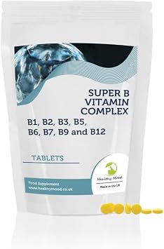 B Vitamins Super B Mulitvitamin Complex Complex 90 Tablets B1 B2 B3 B5 B6 B7 B9 B12