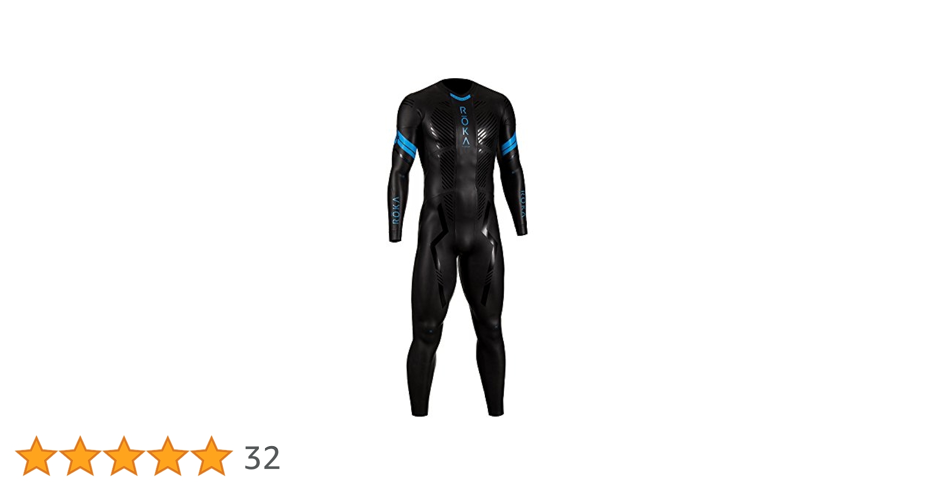 ROKA Men’s Maverick Comp II M size Men's Maverick Pro II Wetsuit - Fastest Triathlon Wetsuit