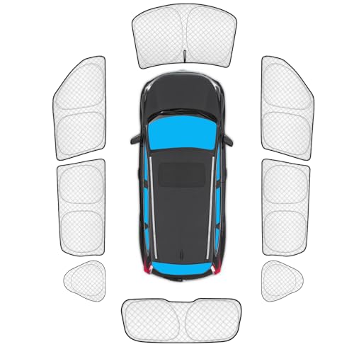 KMF 8pcs Thicken Sun Shades for Kia Soul 2014-2019 Accessories, Soul Full Car Window Covers Sunshade...