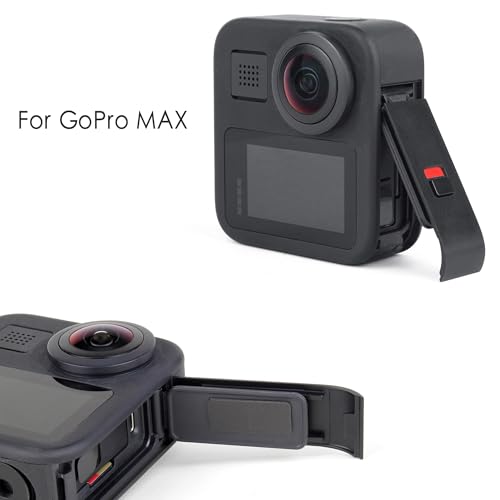 Accesorios de reparación para GoPro MAX cubierta de batería de aluminio impermeable 16 pies 4