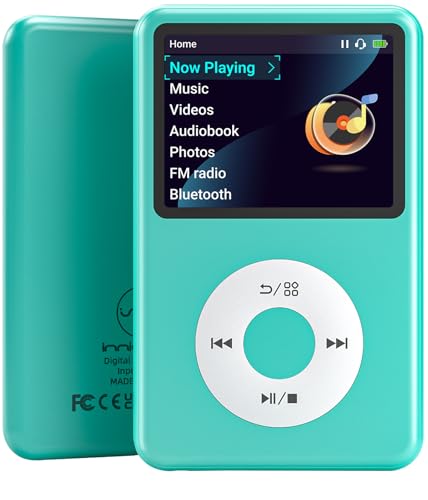 Image of Y1 Mp3 Player with Bluetooth 128G Innioasis Version Upgrade Portable Mini HiFi Sound Bluetooth Digital Music Player 2.4 inch Screen Nice Gift for 2025 Green