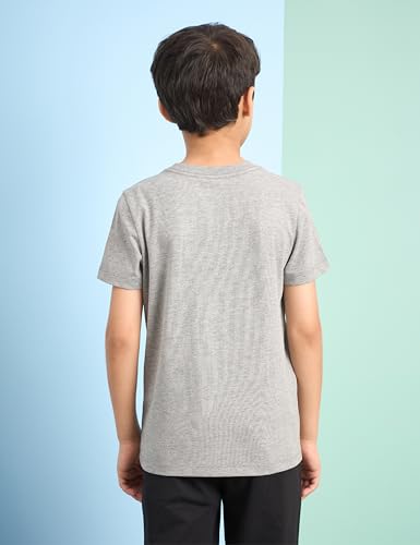 Image of Amazon Brand - Symbol Boys 100% Cotton Graphic Printed Half Sleeves T-Shirt | Age 6-14 Years