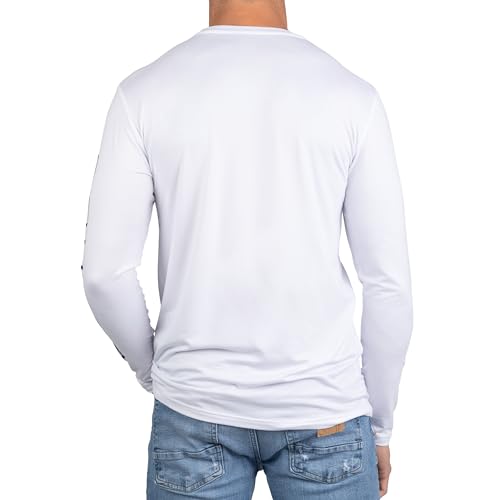 Spyder Mens Crew Neck Long Sleeve Undershirts/Ultra Soft Stretch Sports T-Shirt Dry Fit Athletic Running Workout Shirts3