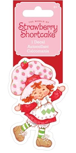 Strawberry Shortcake White Vinyl Die-Cut Decal - 4 Color