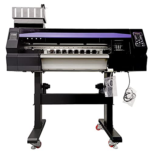 H-E US Stock 24inch (600mm) DTF Printer Direct to Transfer Film Printer t-Shirt Printing Machine with Dual E I3200-A1 Printheads