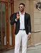 COOFANDY Mens Blazer Jacket Casual Two Button Black Sport Coat Lightweight Stretch Knit Blazers, Black, S
