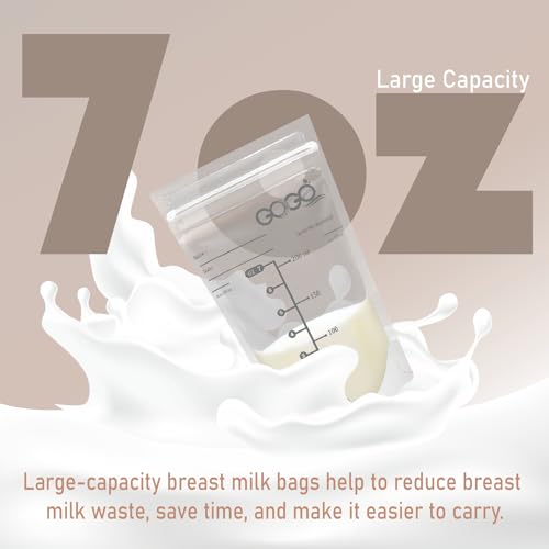 Gogo Pure BMSB300 300 Count Jumbo Pack Breastfeeding Breastmilk Storage Bags thumb #4