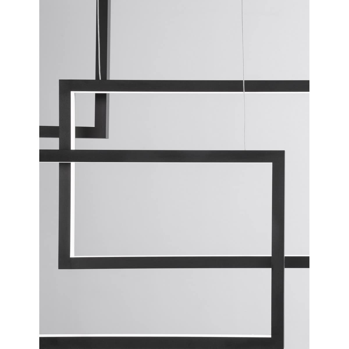 Oprawa wisząca Led suspension NOVA LUCE CORNICE 9142765 Czarny