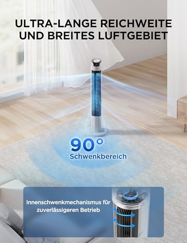 Midea FZ10-16AR Column Fan with Remote Control 4