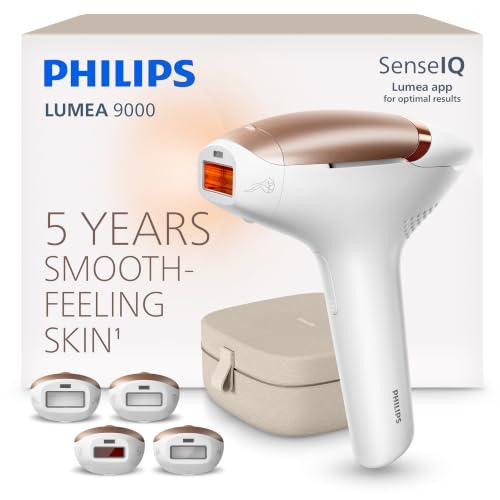 Philips Lumea 9000 IPL Hair Removal Device for Long-Lasting Smooth Skin