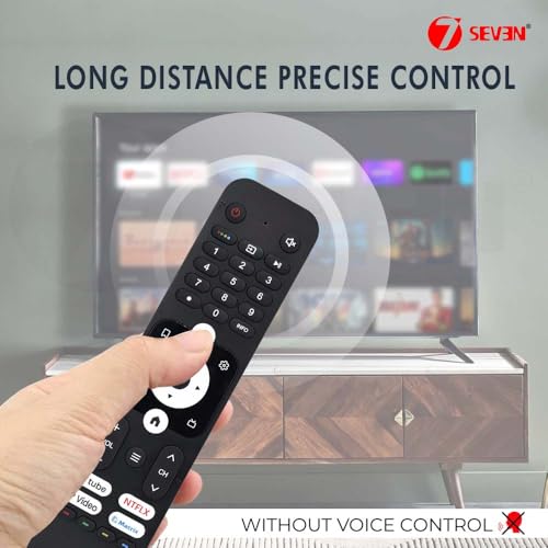 Image of 7SEVEN Compatible with Haier Tv Remote Original HTR-U31Model and Suitable for Haier Smart Android 4k LED UHD HD Television Without Voice Command Feature