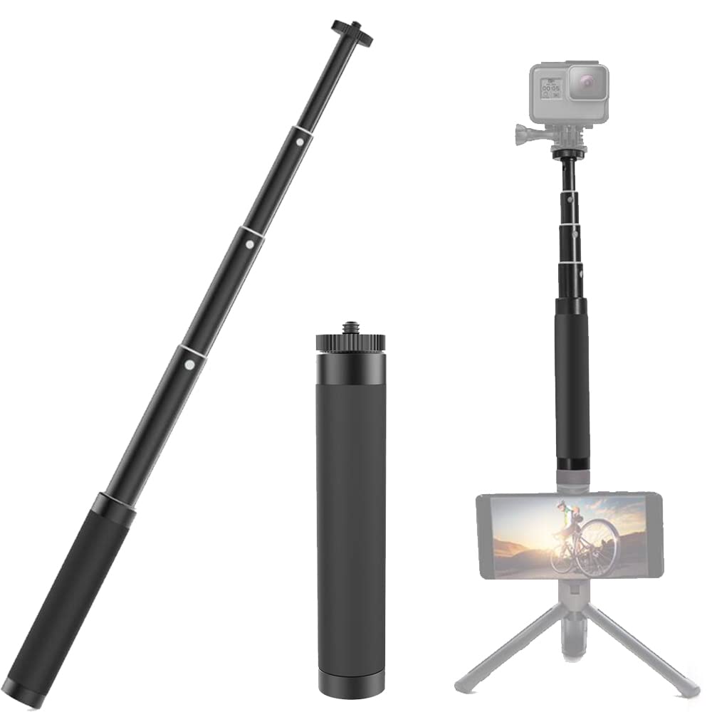 Honbobo Aluminum Extension Rod Selfie Stick for Insta360 ONE R/ONE X 2/ONE X/DJI Pocket 2/Osmo Pocket,PGYTECH Product
