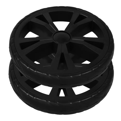 Roues pour chariot de courses SHINEOFI : paires haute charge pour escaliers et fauteuils