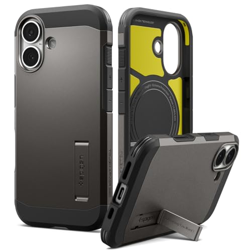 Image of Spigen Tough Armor MagFit for iPhone 17 Case, Gunmetal