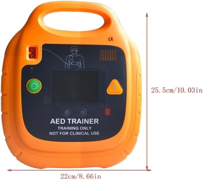 AED Trainer XFT-120C+ Kit de formation de premiers soins Défibrillateur Machine d'enseignement CPR Unité de premiers soins Commandes vocales Anglais Français Espagnol Allemand Néerlandais Danois