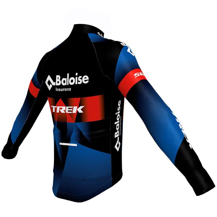 Performance Herren Radtrikot Langarm mit 3 Taschen - Reflektierendes Feuchtigkeitsableitendes Material