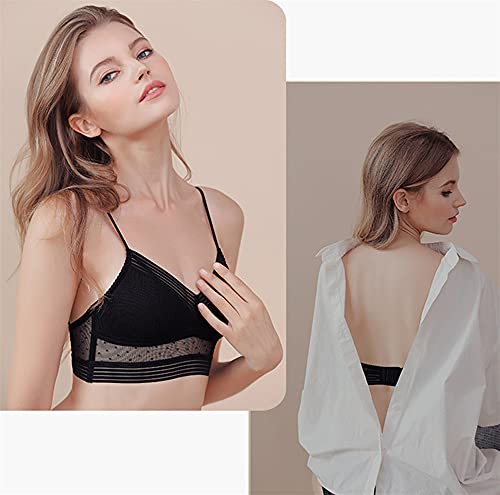 Mosestons-Sujetador-de-Levantamiento-Comodo-con-Espalda-Baja-Sujetador-de-Levantamiento-Sexy-En-Forma-de-U-de-Encaje-para-YogaFitnessRunEjercicio