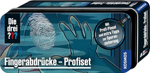 Die drei ??? Fingerabdrücke-Profiset von KOSMOS, mit Profi-Pinsel und 2...