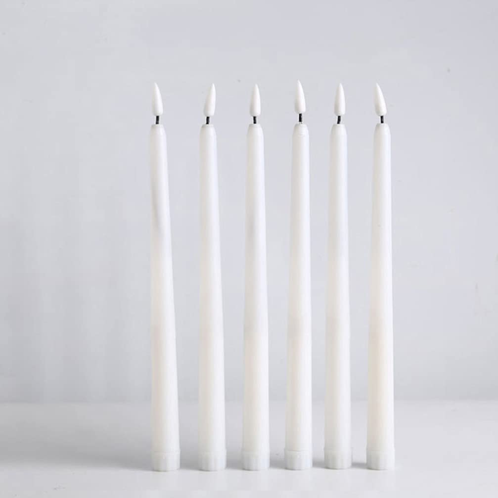 Alipis 12piezas Luz de Vela LED para Halloween Velas Electrónicas Lámparas Decorativas Suministros de Fiesta
