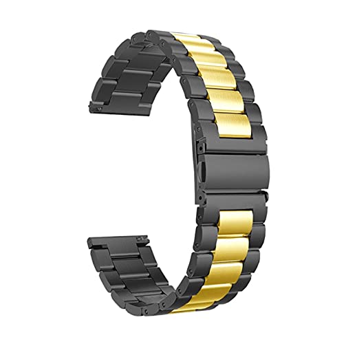 Bracelet de regard en acier inoxydable robuste pour sangle de montre 20mm élégant