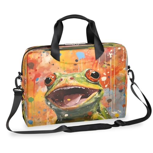 Maletín para Laptop 15.6 16 pulgadas con diseño de rana miniatura 1