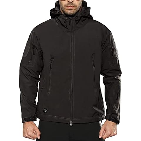 ANTARCTICA Herren bergwasserdichte ski-jacke outdoor sports winddichtes regen jacke (schwarz, m) Cover