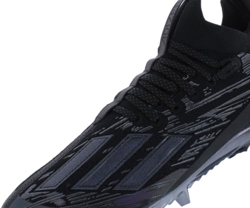 adidas Adizero Primeknit Black Football Cleats Size 9 (Black/Night Metallic2