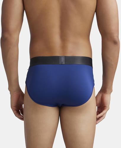 Image of Jockey IC27 Men's Tactel Microfiber Elastane Stretch Solid Brief with Moisture Move Treatment