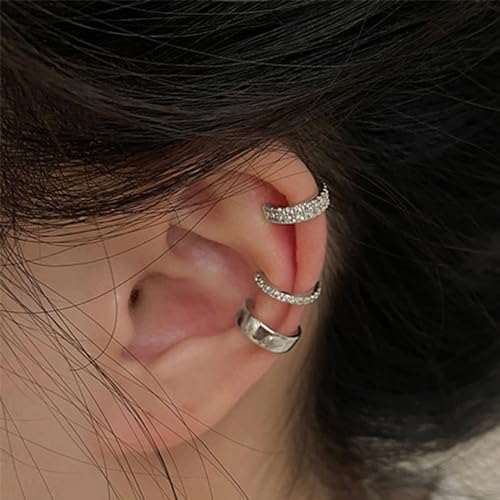 Image of Ear Cuffs Non Piercing 14K Gold Plated Ear Cuff Earrings for Women Trendy Clip on Cartilage Earring Stacks Non Pierced Adjustable Fake Earrings Set Jewelry Christmas Gift 2026 Stocking Stuffers