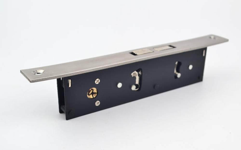 Bombin De Seguridad Acero Inoxidable, Puerta Corrediza/Puerta De Extracción Cerradura De Doble Gancho, Cerradura Sigilosa, Para Puerta De Vidrio Con Marco, Llave Cruzada, Fuerte, Duradera, Herrajes