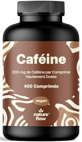 Caféine 200 mg - 400 Comprimés Vegan - Haute Dose