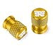 Produktbild DUVTEK Ventil Reifen Motorrad-Reifenventilkappen Für Royal Enfield Bullet/Meteor/Classic 350 500 Interceptor 650 Continental GT 535 Himalayan 411 400 (Farbe : Gold)
