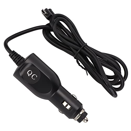 Chargeur de Voiture 5 V 1,2 A pour Tomtom, Câble d'alimentation de Véhicule 12 V - 24 V CC, Chargeur de Voiture Allume-Cigare, Plug and Play, pour Navigateur GPS pour Tomtom XL One